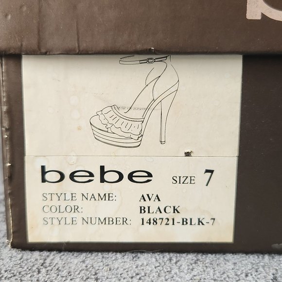 BNIB Bebe Ava Pump Sz 7 - Picture 10 of 11
